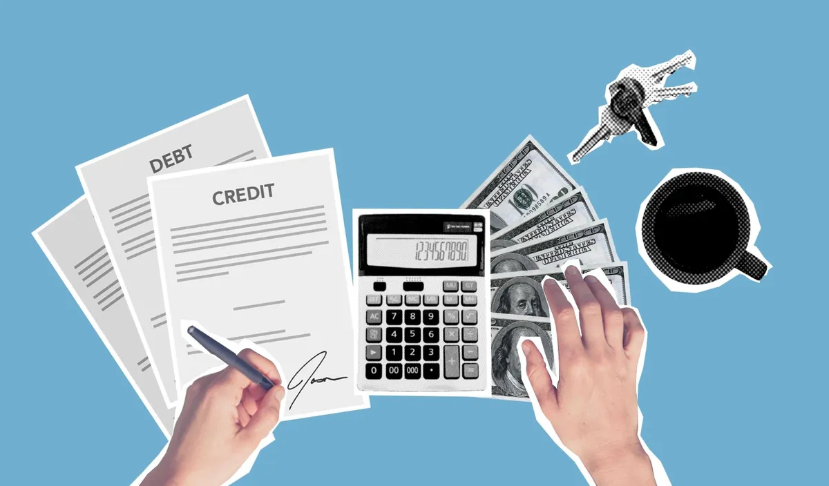 legal documents and calculator
