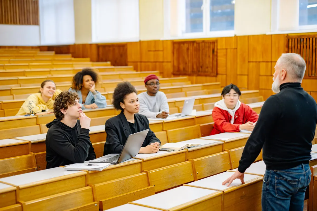 university classroom lecture