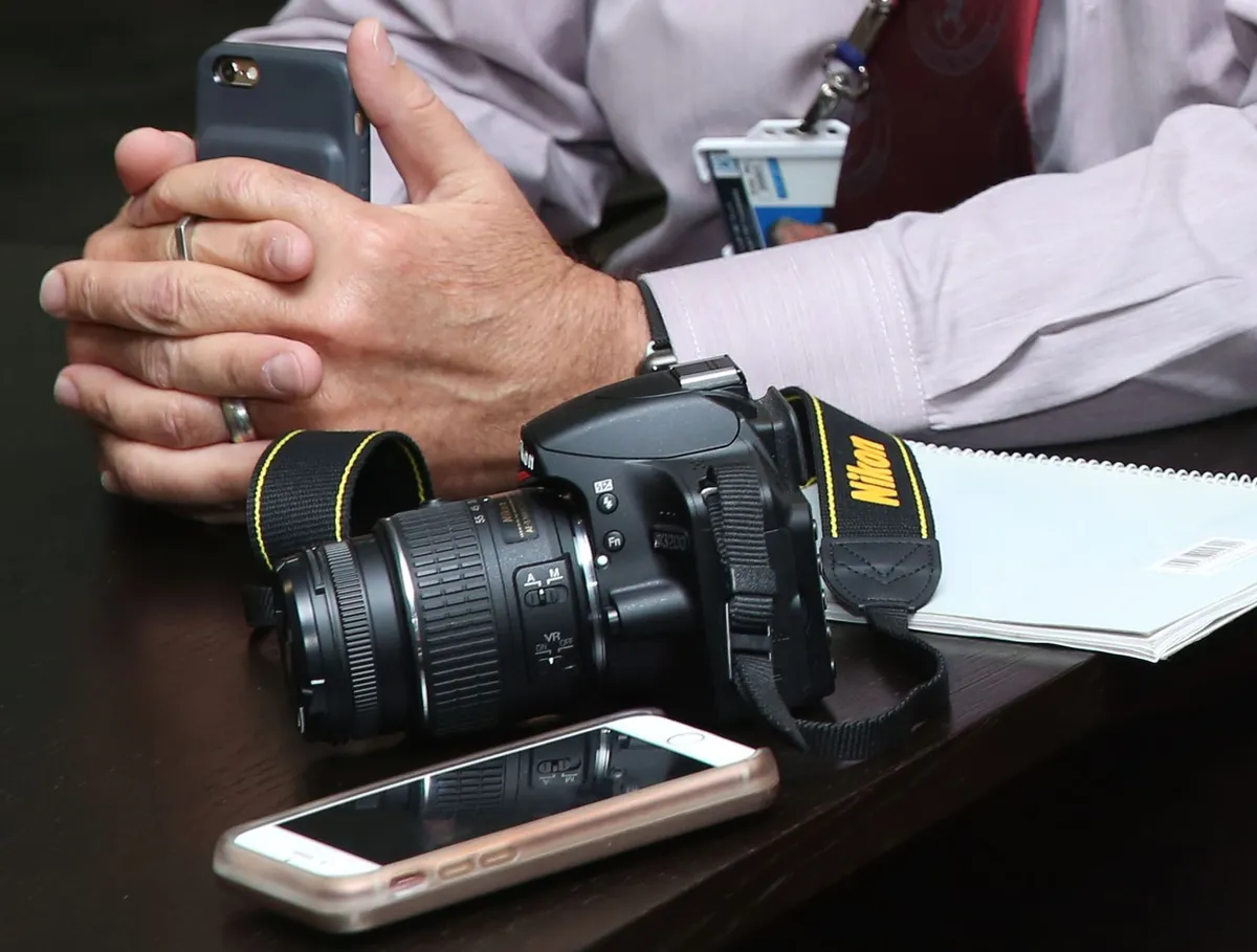 journalists in meeting