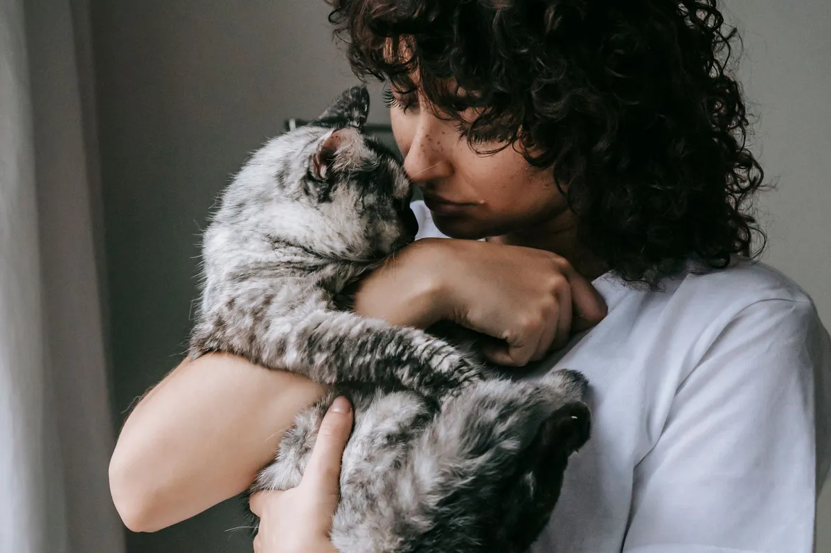 emotional pet owner