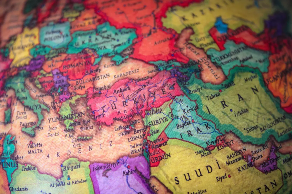 Middle East map