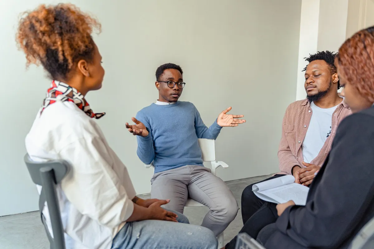 support group discussion