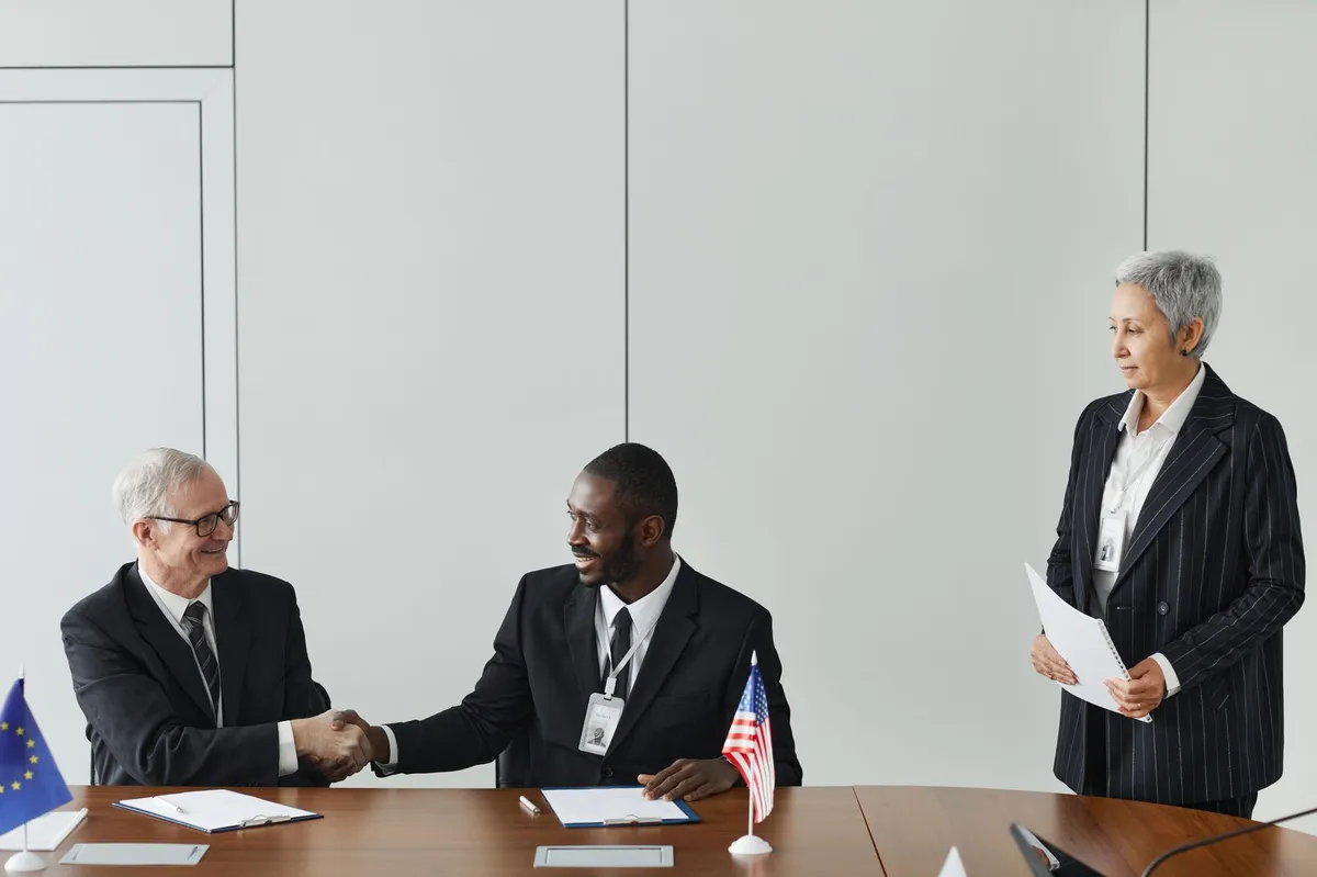 diplomatic meeting