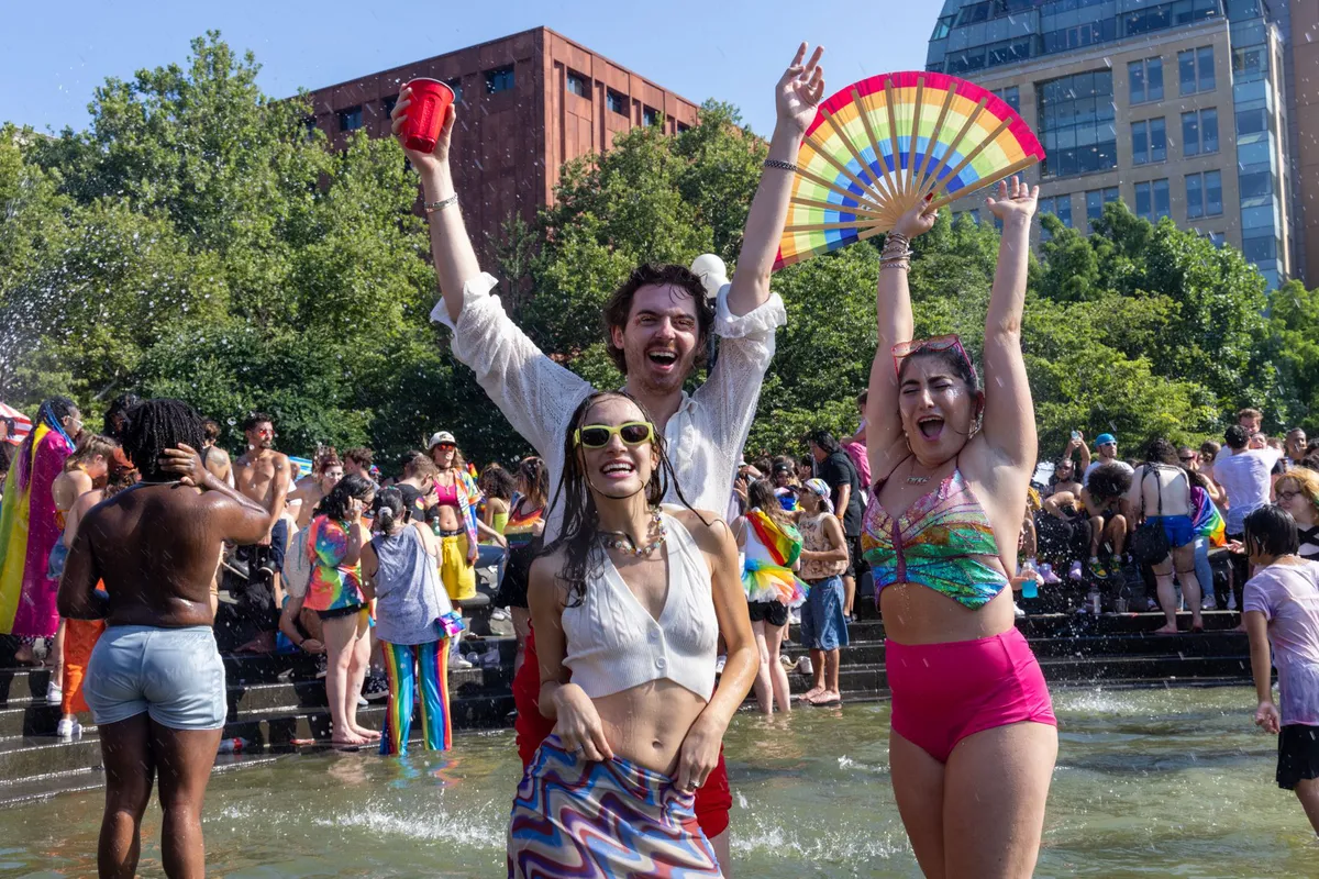 LGBTQ pride celebration