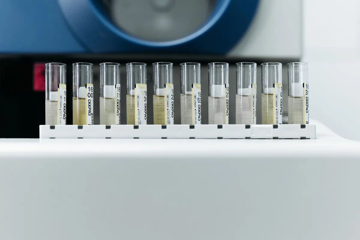 laboratory testing samples