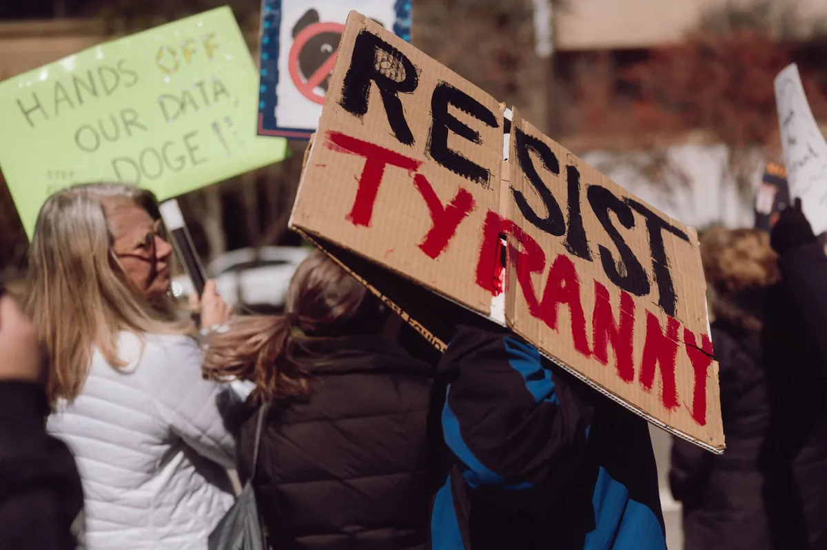community protest against data center