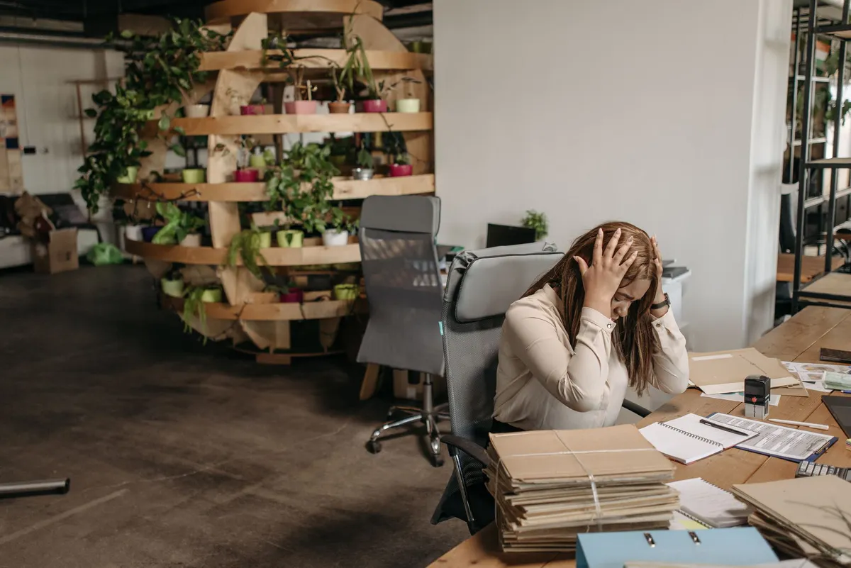 frustrated business owner