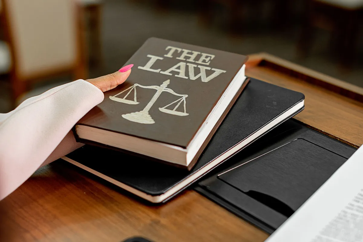 law books and scales