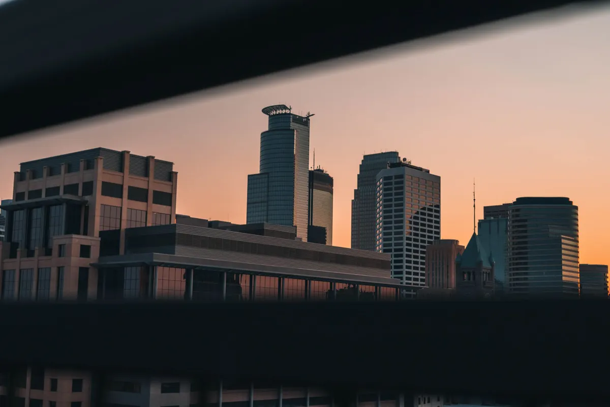 silhouette of a city skyline