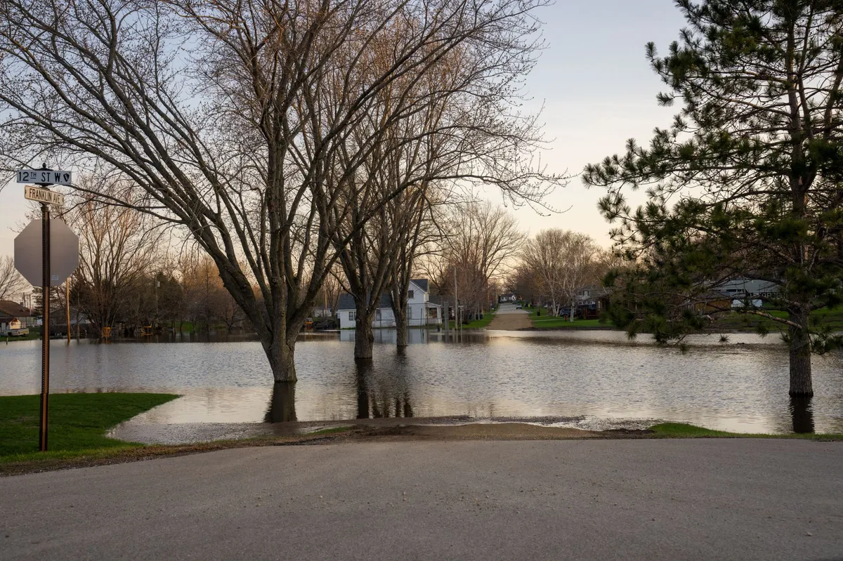 flooded streets Indiana