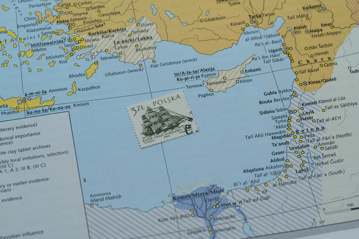 ancient trade routes map