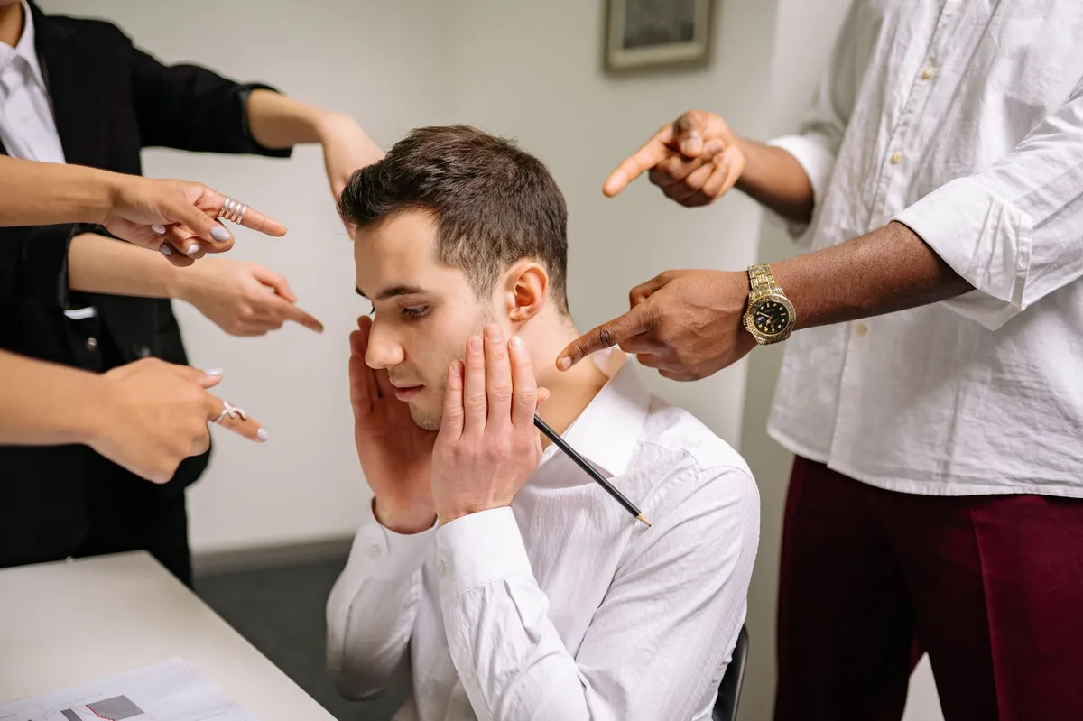 workplace harassment concept