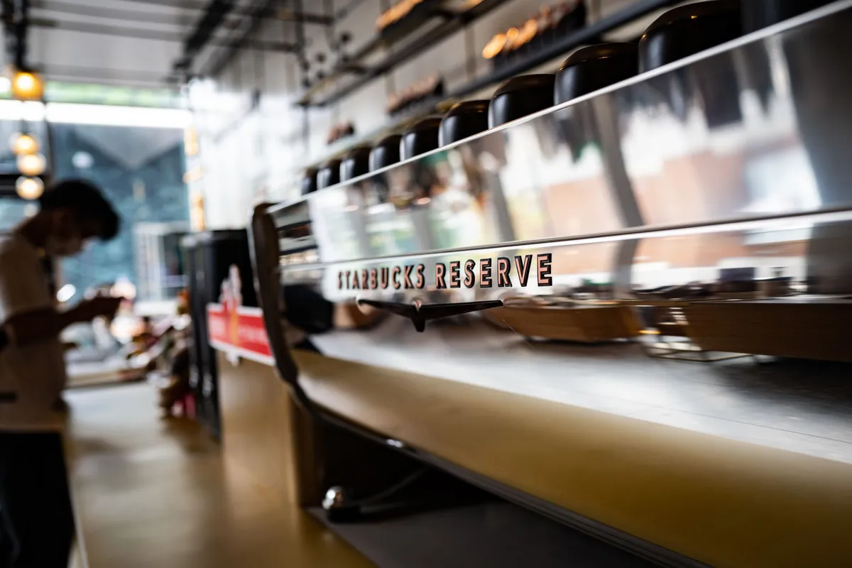 Starbucks coffee shop interior