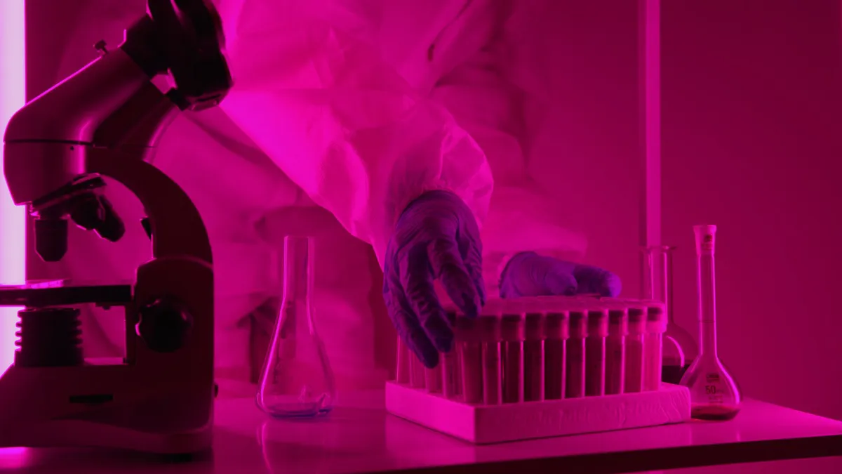 HIV research laboratory