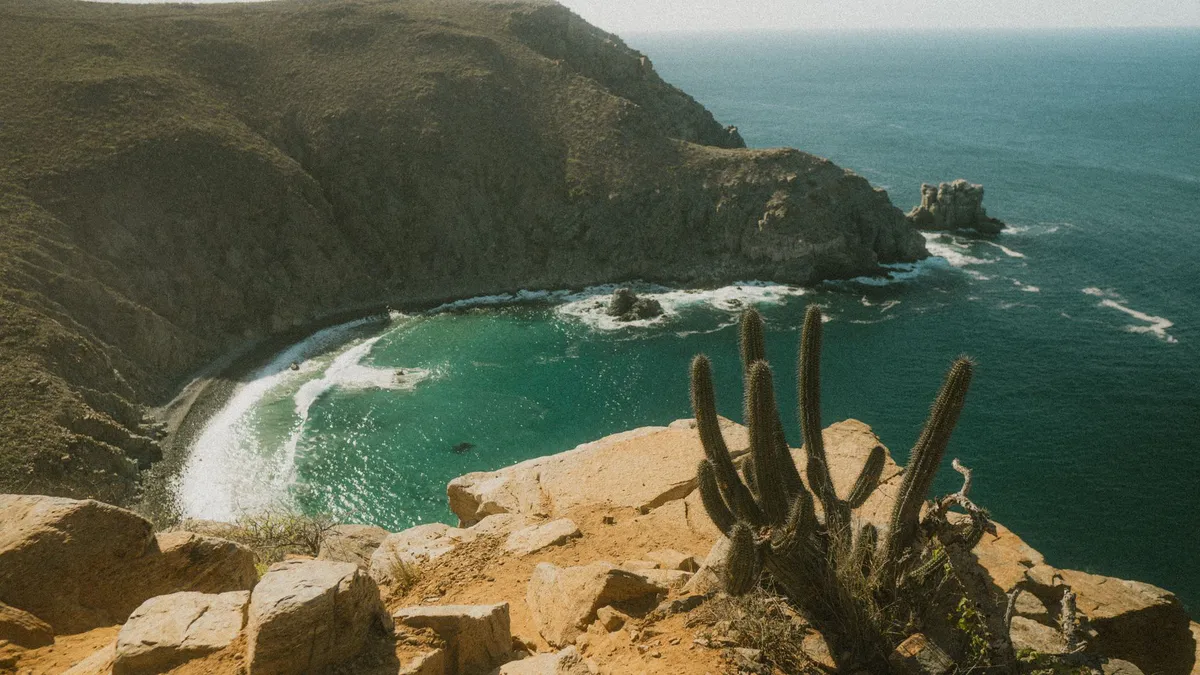 Baja California coastline
