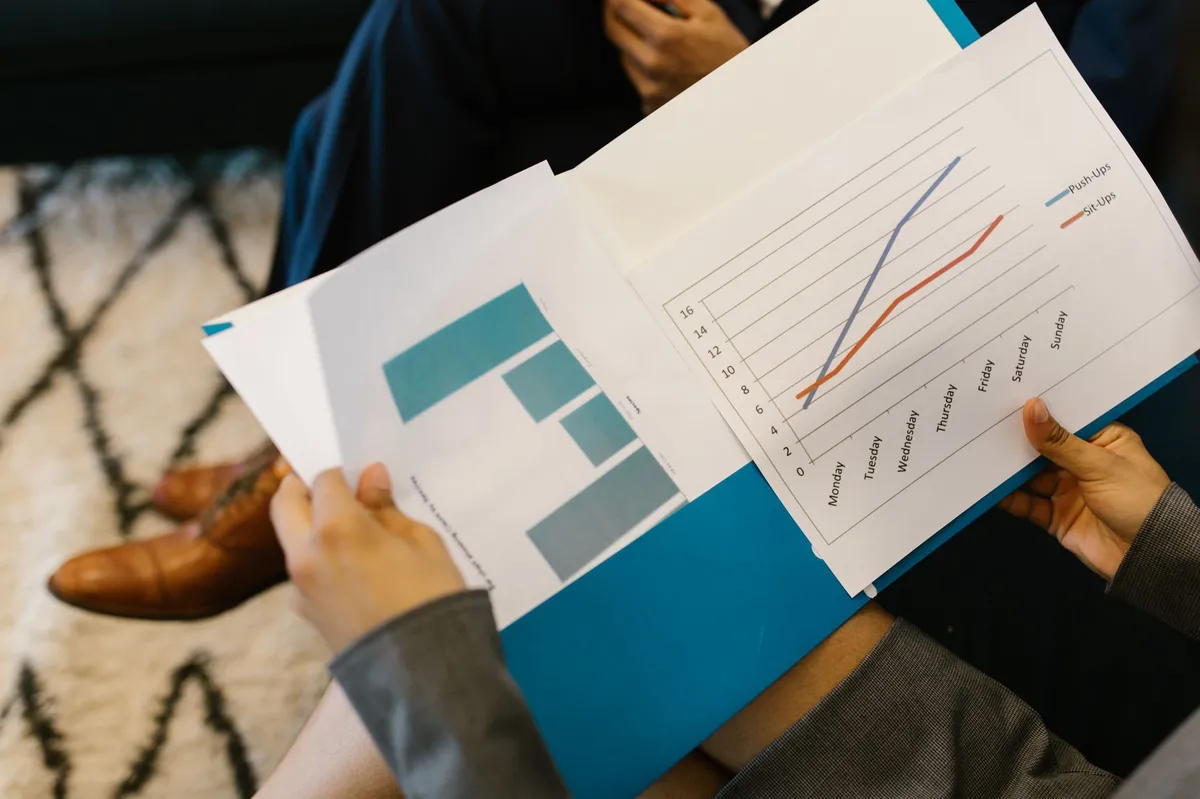 business executive with financial documents