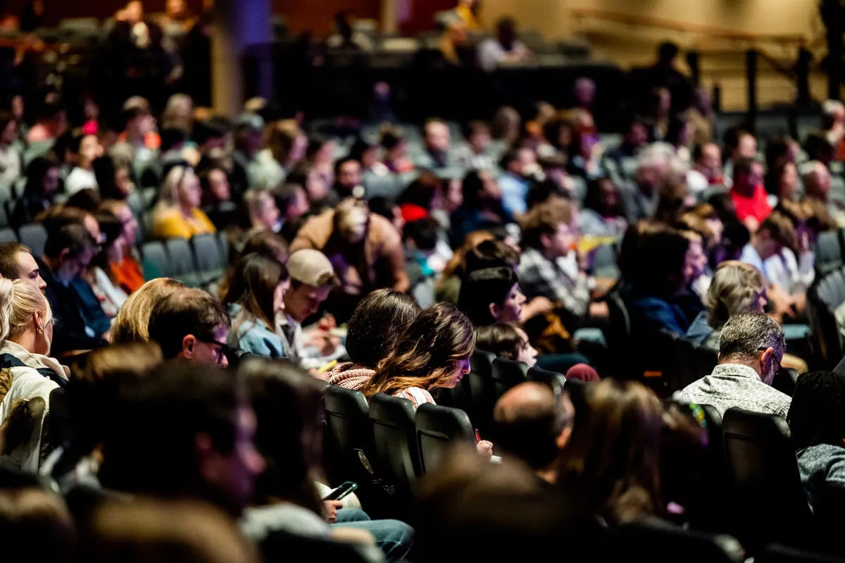 audience at a convention