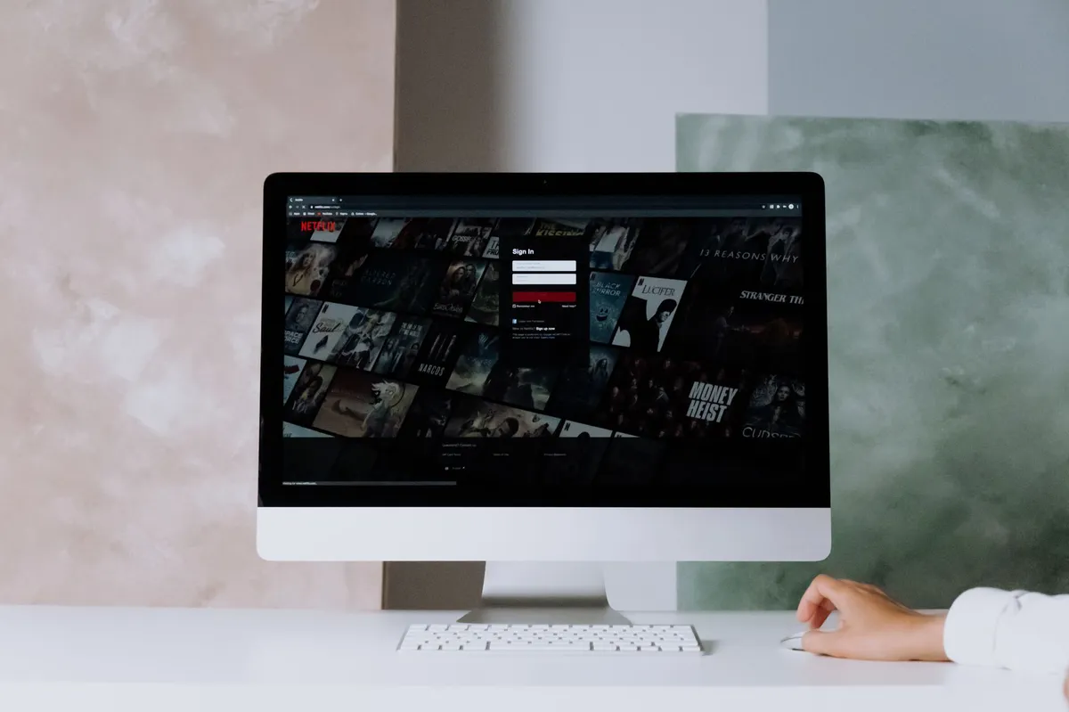 streaming service user interface