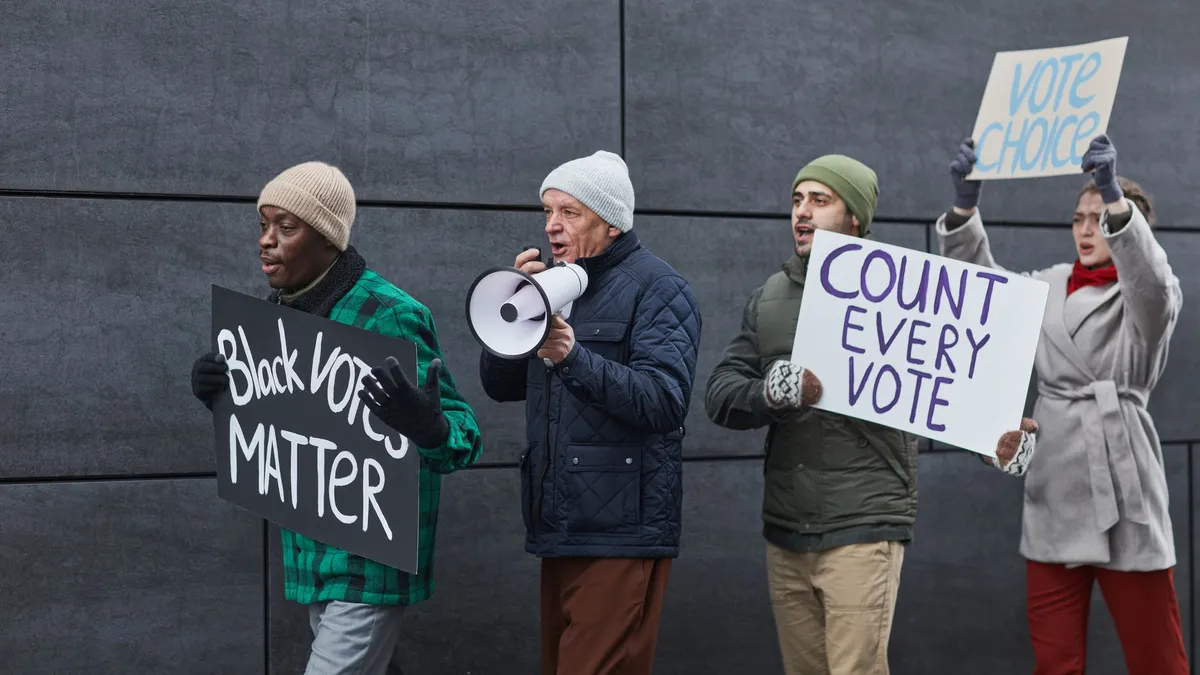 protest against voter fraud