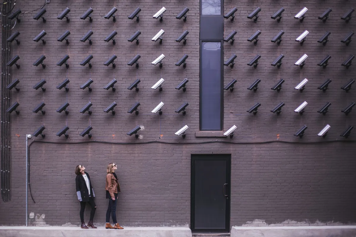 surveillance camera urban setting