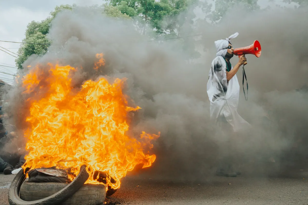 contemporary political demonstrations