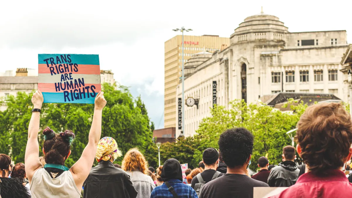 transgender rights protest