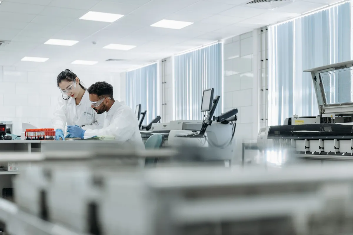 researchers collaborating