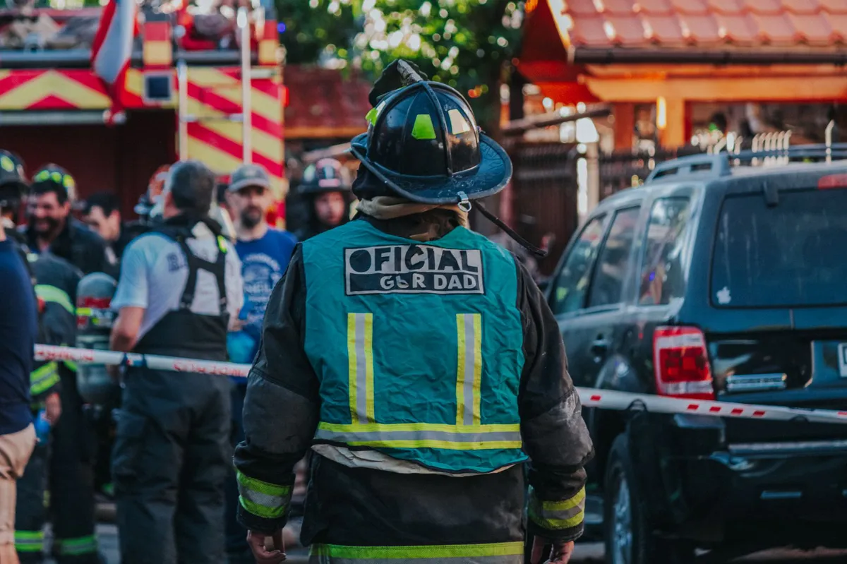 fire investigation scene