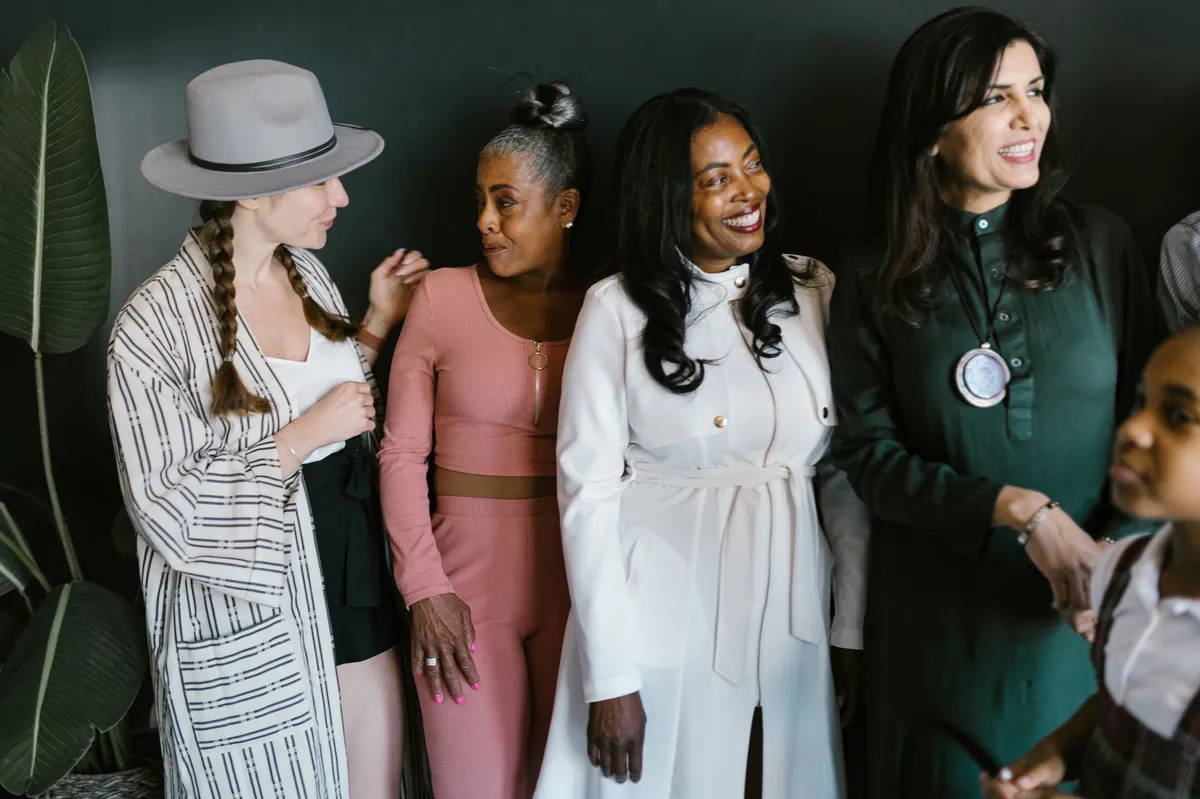 diverse group of women together