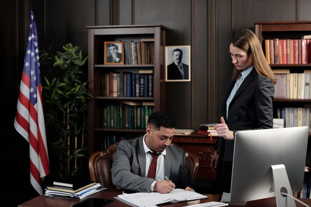 paralegal working on case