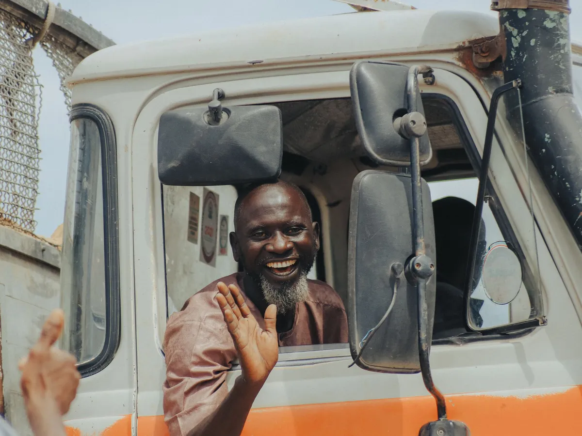 truck driver on the road
