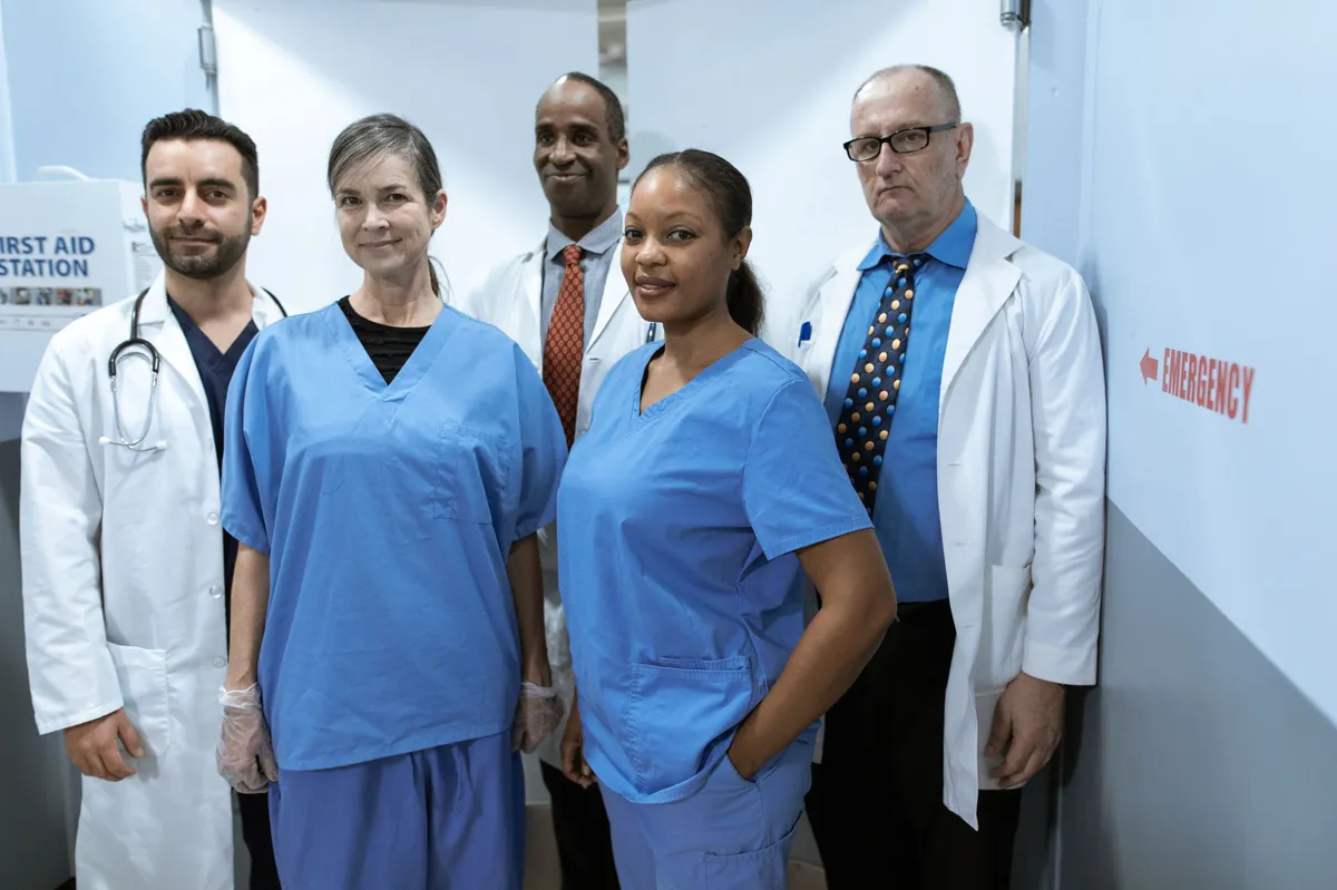 diverse healthcare workers