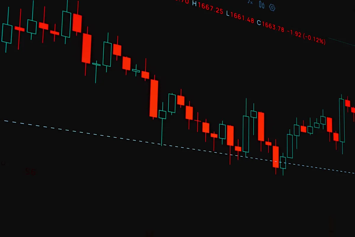 financial downturn graph