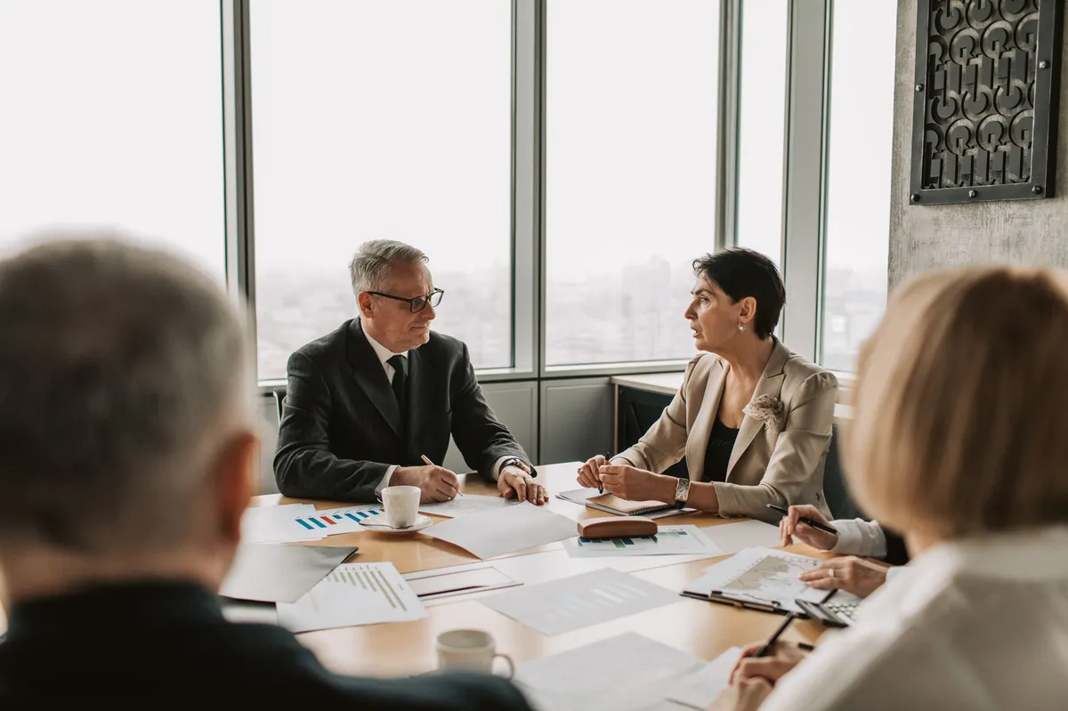 boardroom discussion